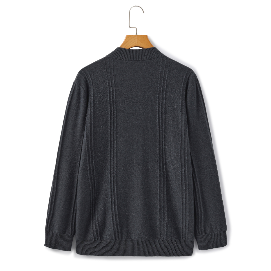 Sanctuary - 100% Cashmere Ribbed Half Zip