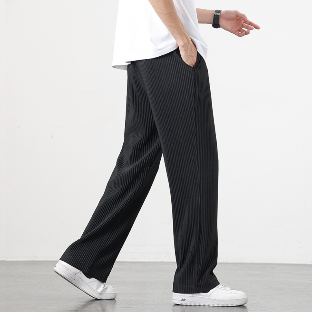 Textured Cotton Lounge Pants