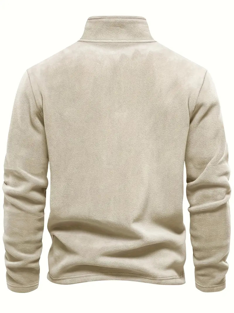 The Henley Fleece Pullover