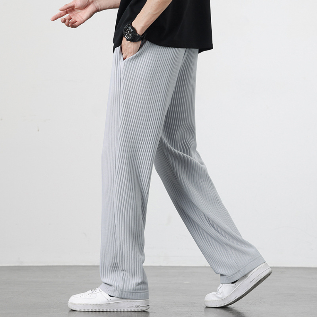 Textured Cotton Lounge Pants