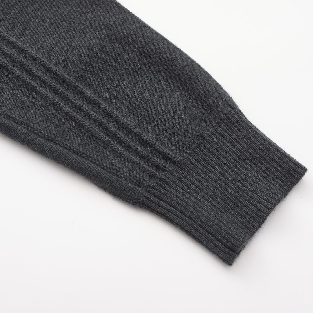 Sanctuary - 100% Cashmere Ribbed Half Zip