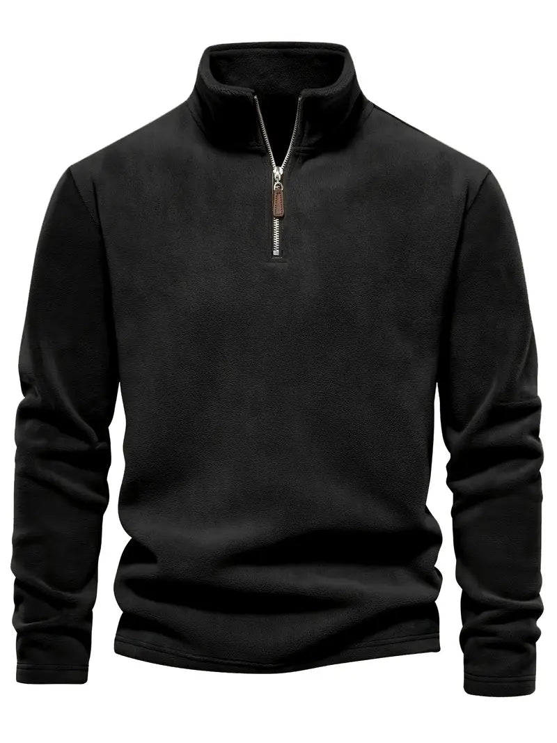 The Henley Fleece Pullover