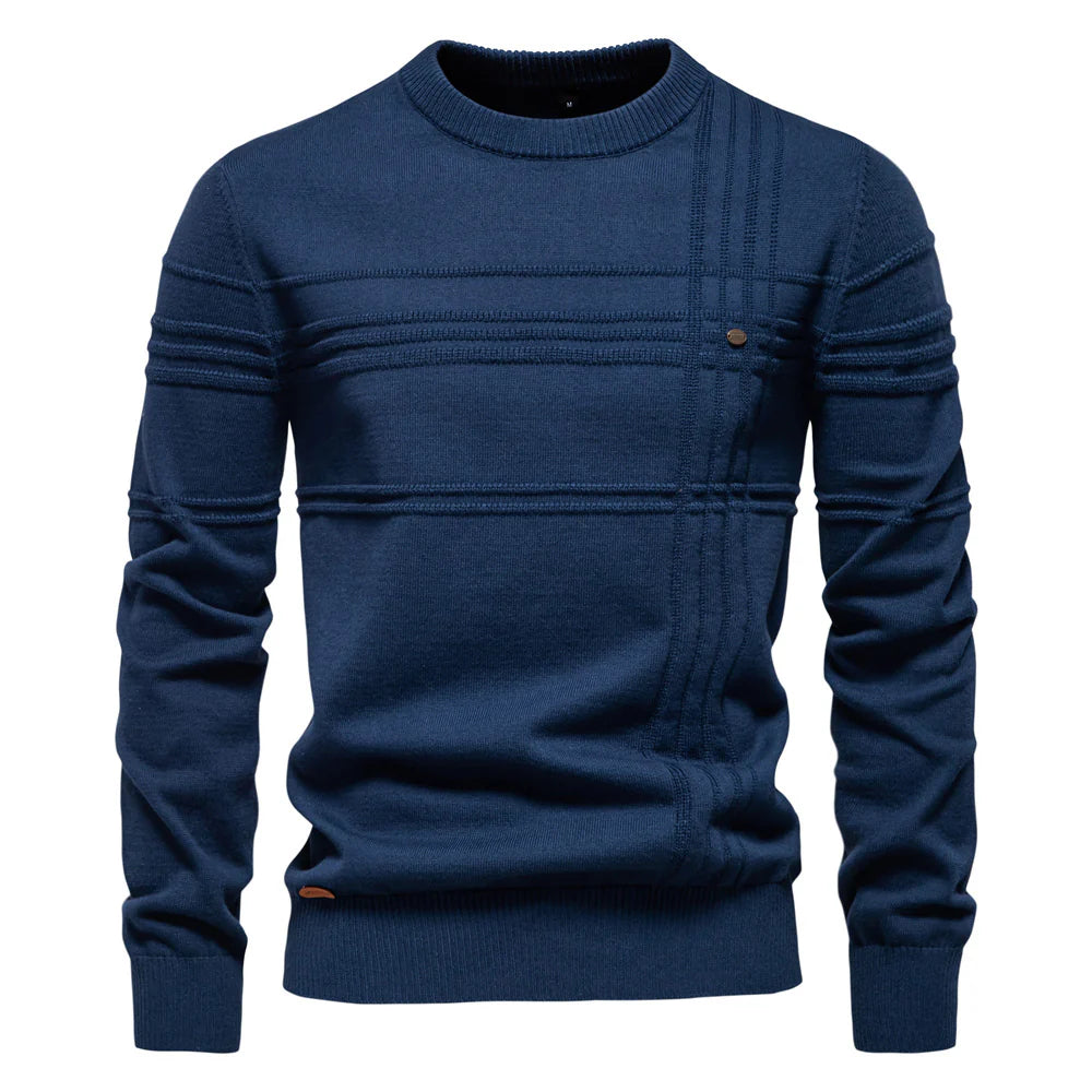 The Milan Textured Crewneck