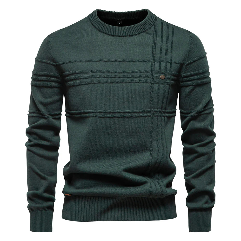 The Milan Textured Crewneck