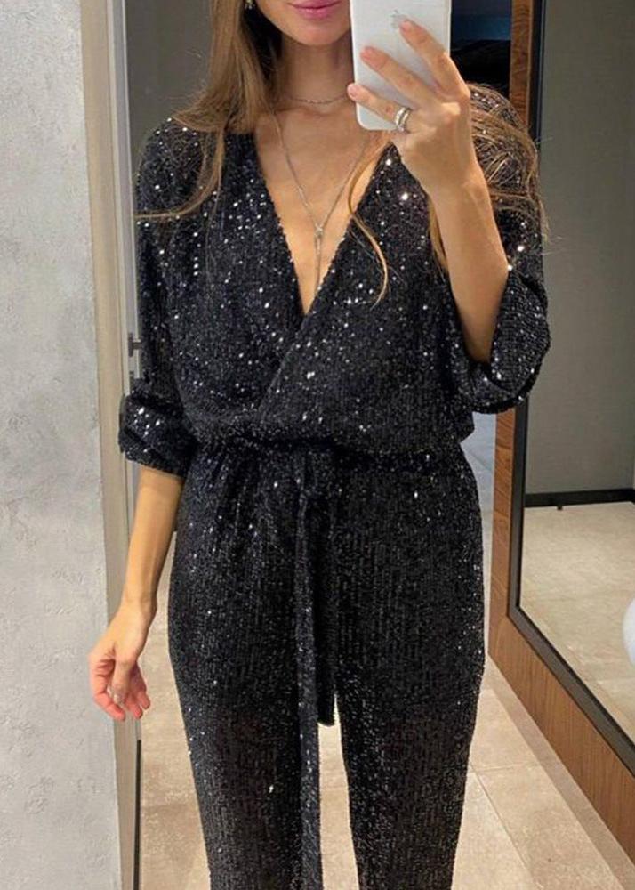 LUMINA Sequin Jumpsuit