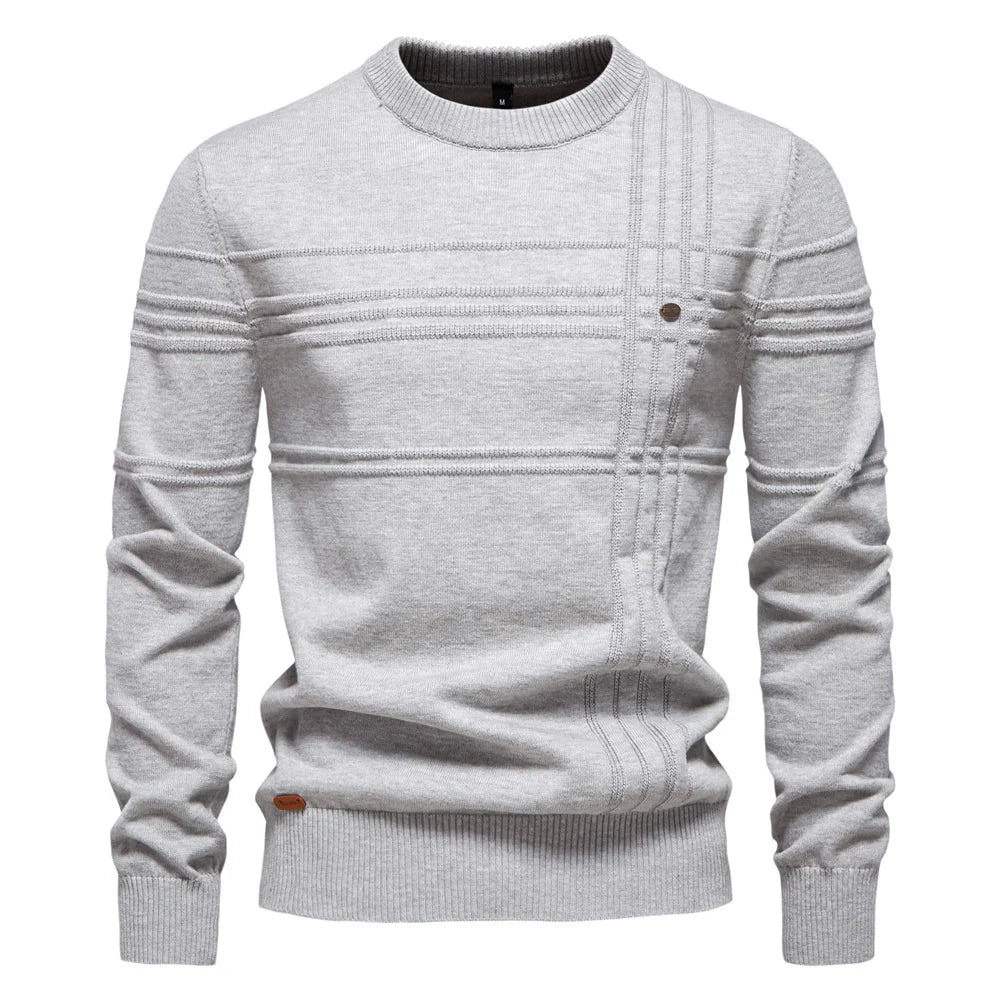 The Milan Textured Crewneck