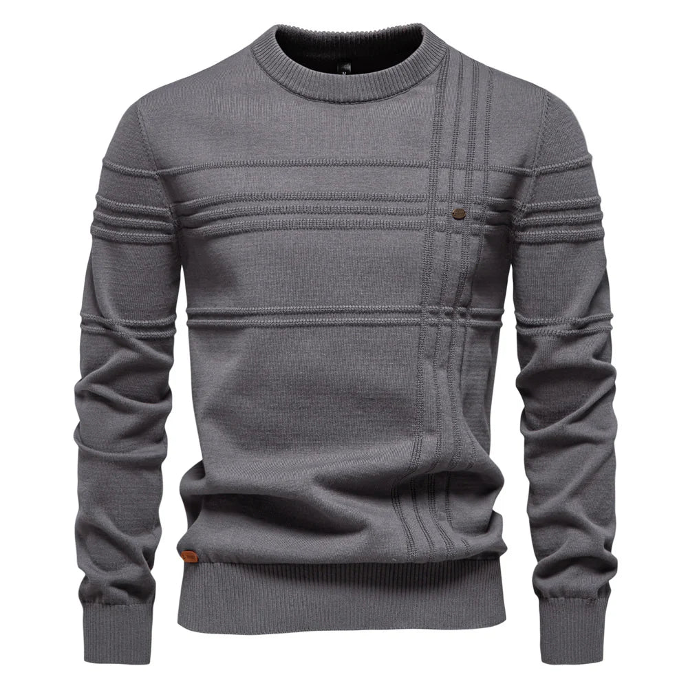 The Milan Textured Crewneck