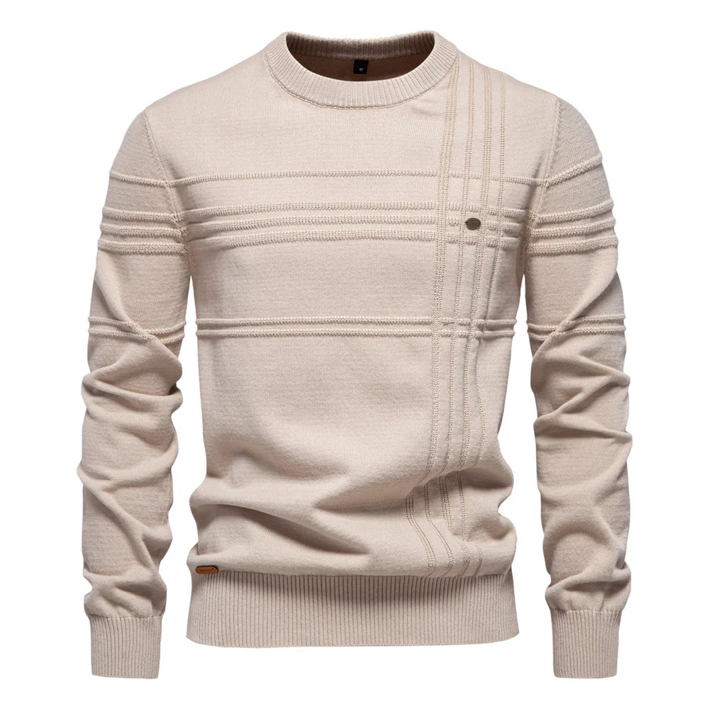 The Milan Textured Crewneck