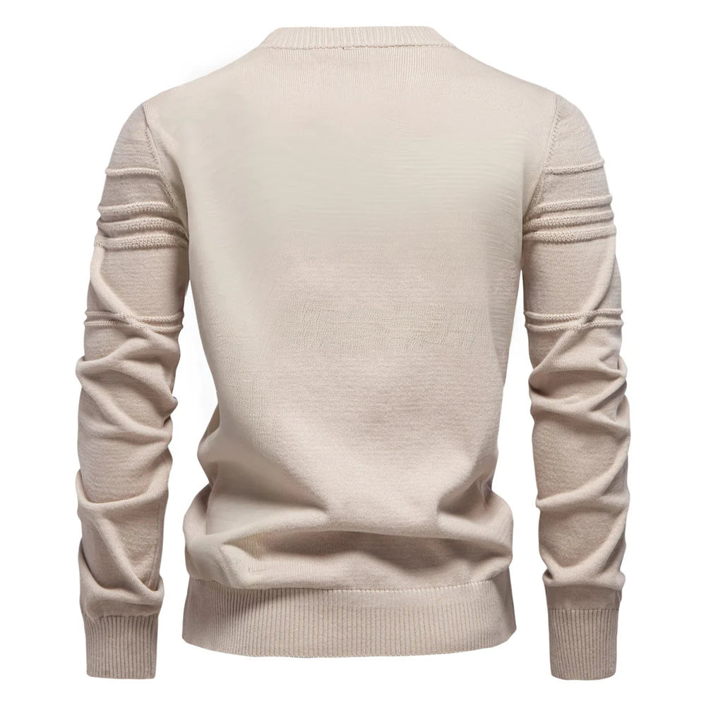 The Milan Textured Crewneck