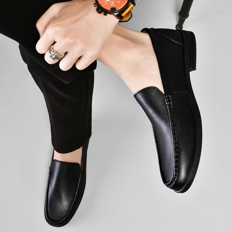 Sage - Genuine leather loafers