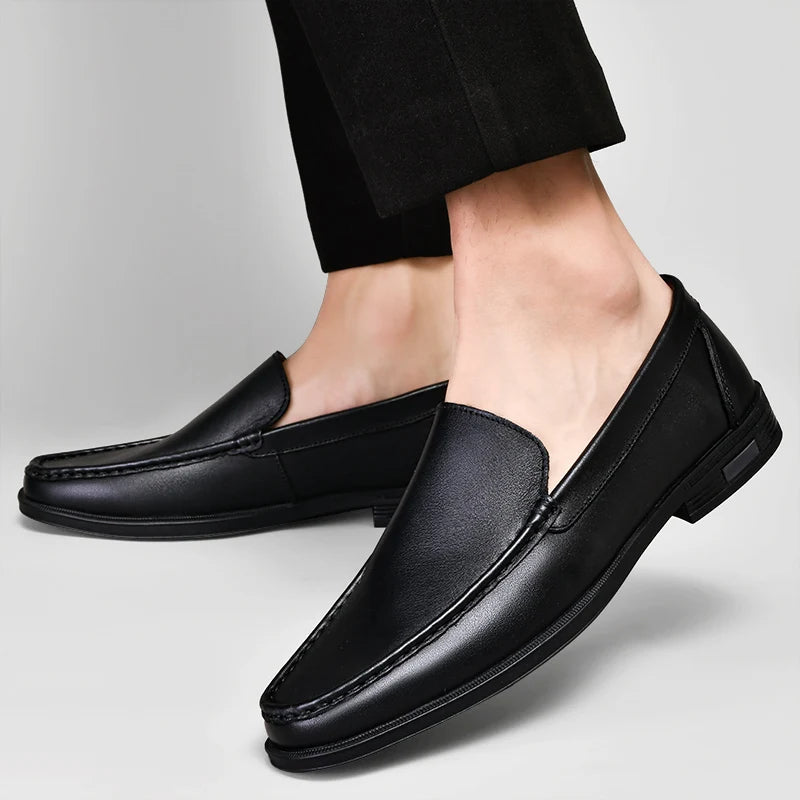 Sage - Genuine leather loafers