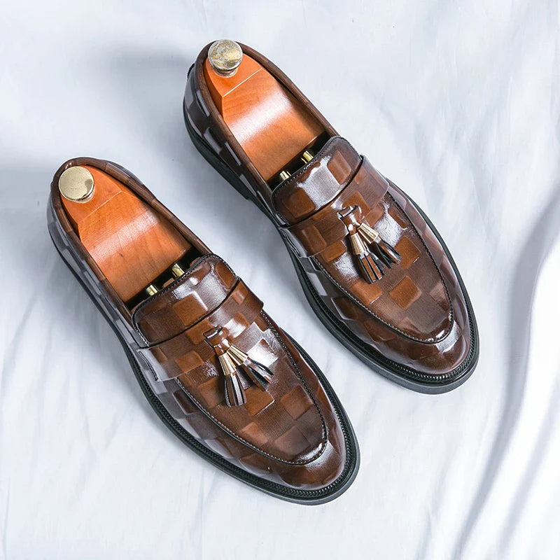 Giovannio Leather Loafers