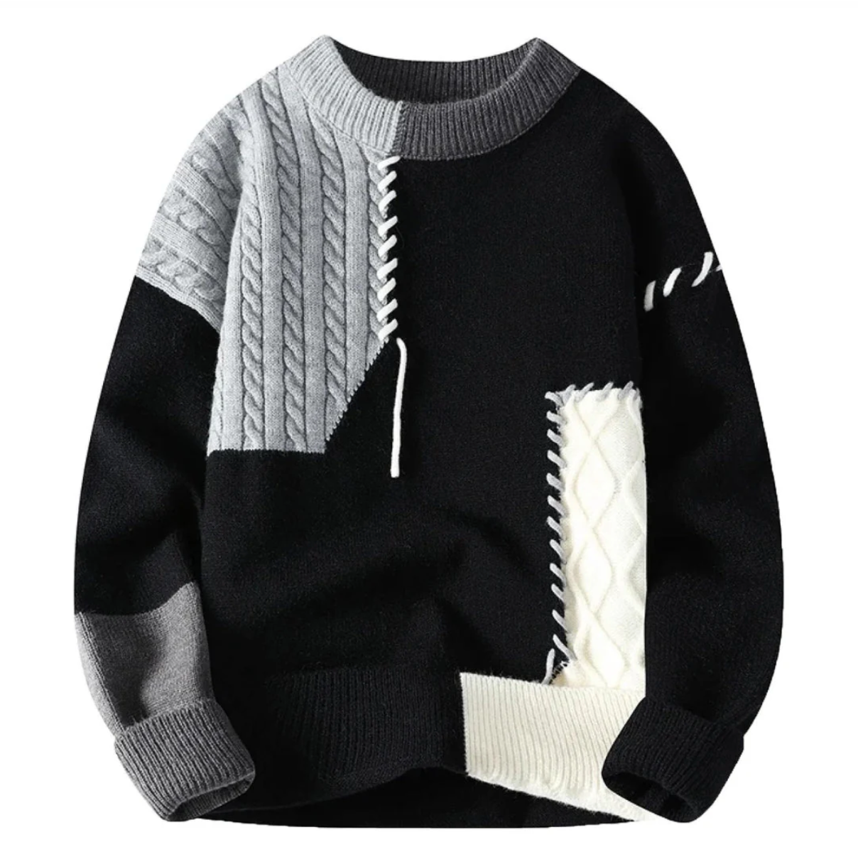 Amara | Patchwork Pullover