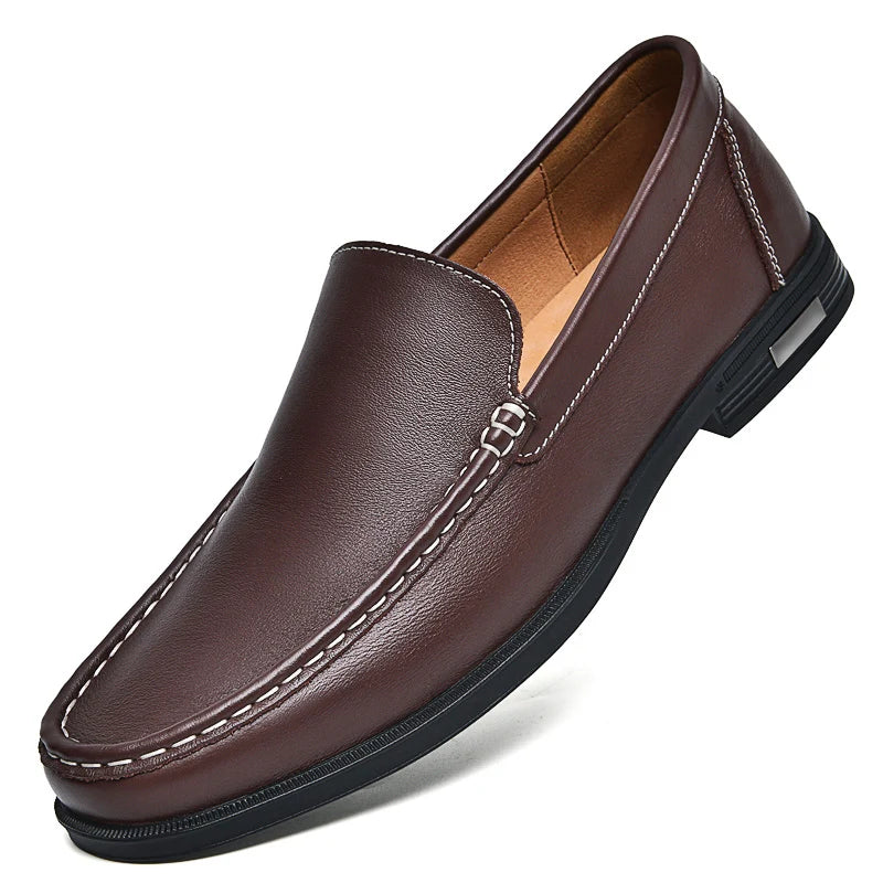 Sage - Genuine leather loafers