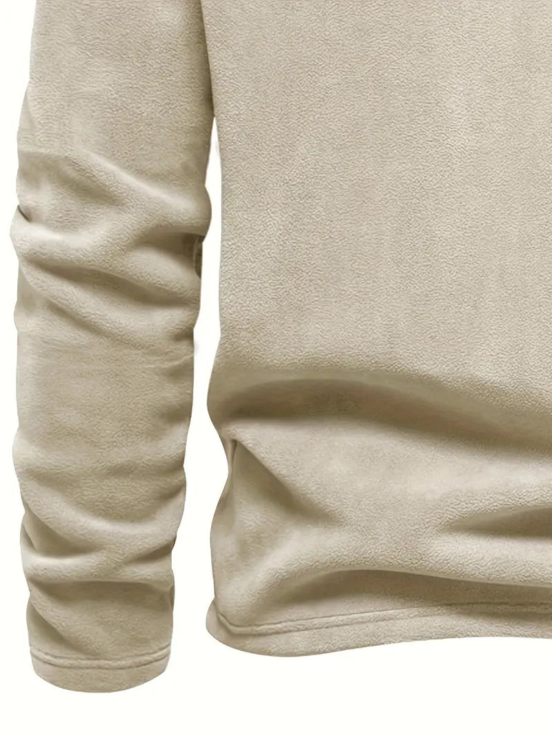 The Henley Fleece Pullover