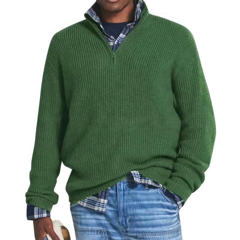 Tremblay - Knitted Sweater with Zipper for Men