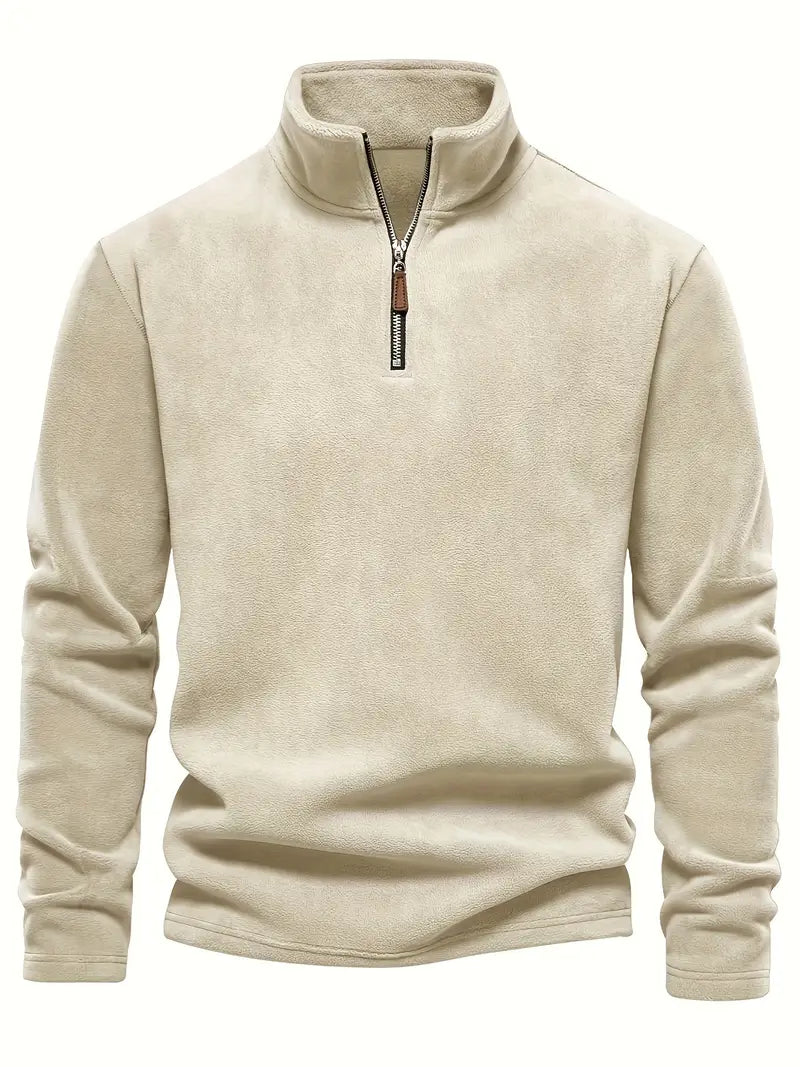 The Henley Fleece Pullover