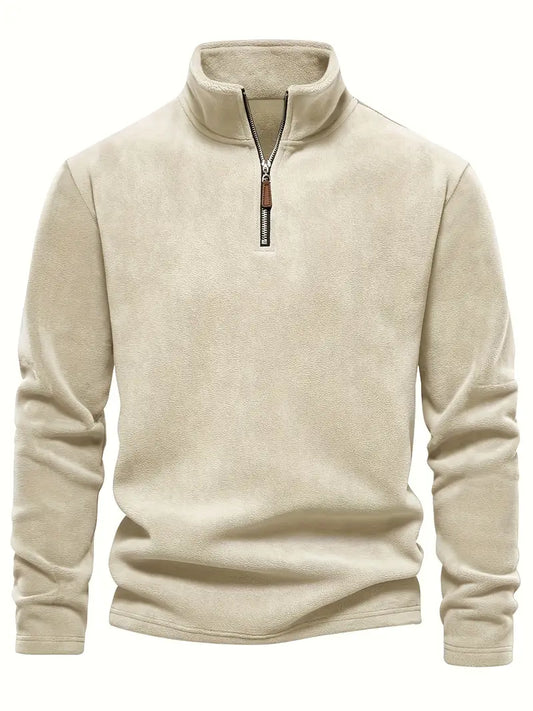 The Henley Fleece Pullover
