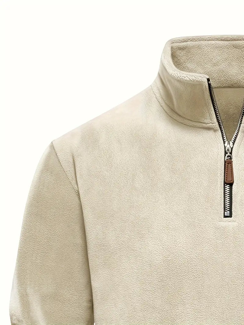 The Henley Fleece Pullover