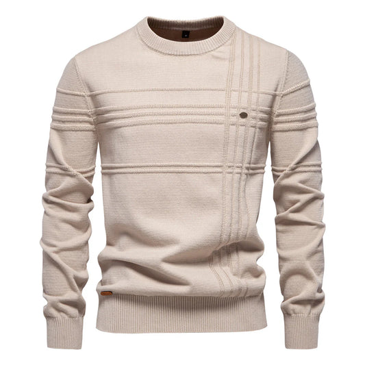 The Milan Textured Crewneck