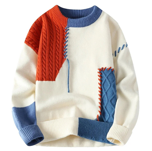 Amara | Patchwork Pullover