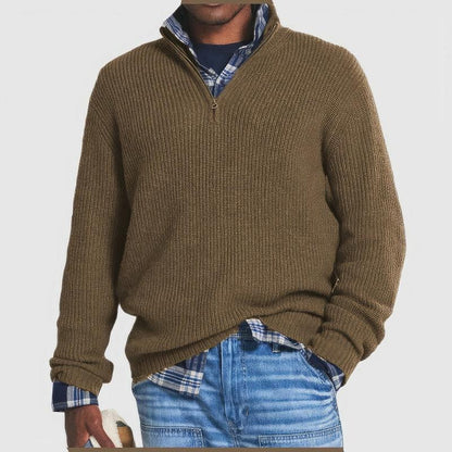 Tremblay - Knitted Sweater with Zipper for Men