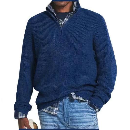 Tremblay - Knitted Sweater with Zipper for Men